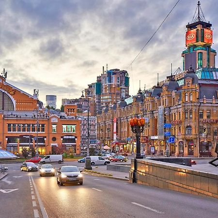 Sauna, Big Jacuzzi , Khreshchatyk apartments Kiev Bagian luar foto